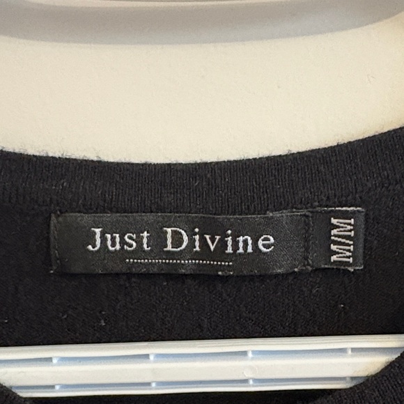 Chic Black Long Sleeve Dress with Studded Accents - Picture 3 of 4